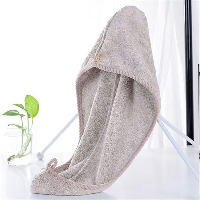DQWKDJIBI Secador De Pelo para Mujer Sombrero De Toalla Microfibra