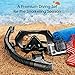 Mpow Snorkel Mask, Scuba Diving Mask for Snorkeling Diving Swimming, Easy Breath Scuba Snorkeling Gear with Silicon Mouth Piece and Easy Adjustable Strap