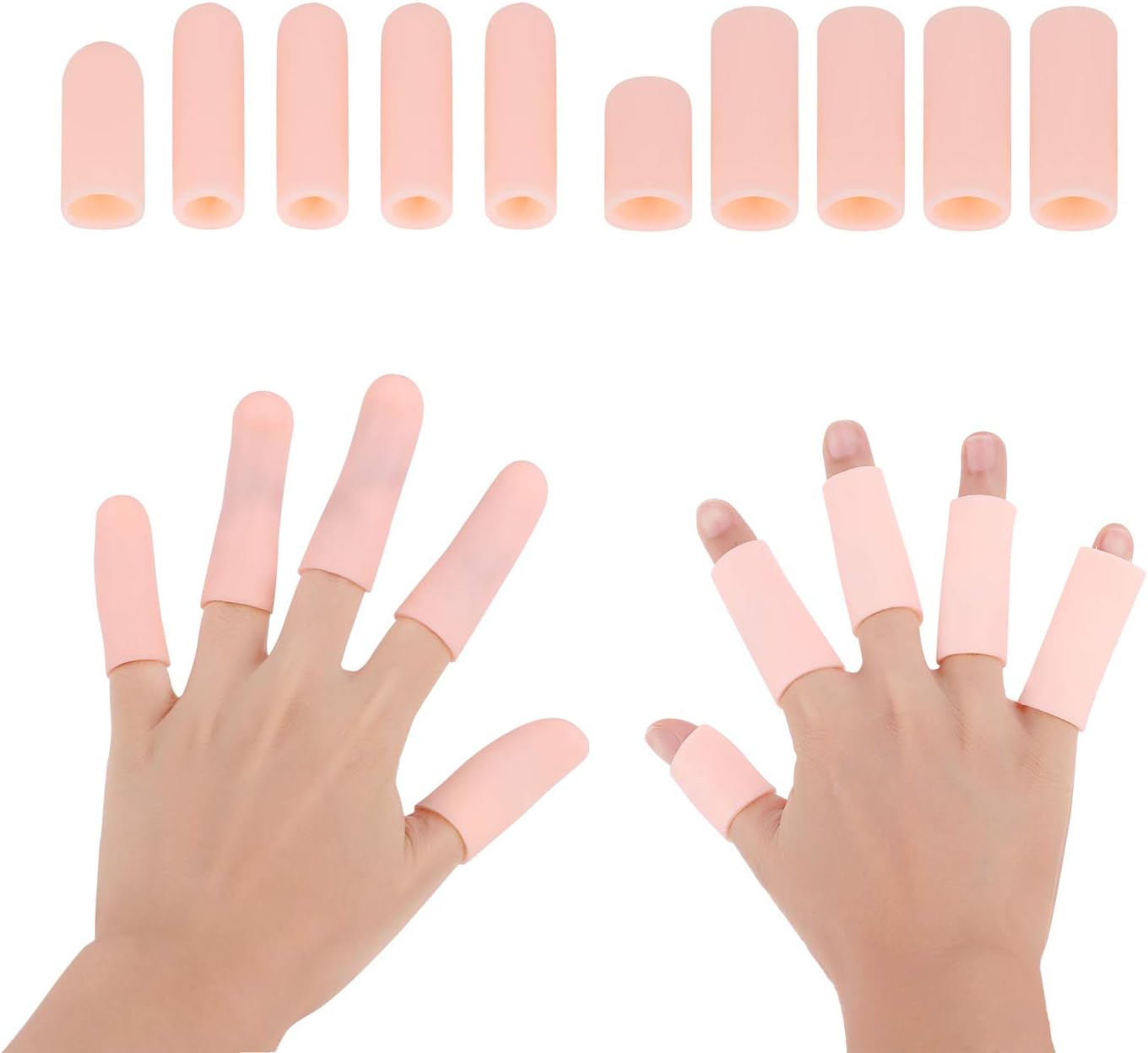 Thicken Gel Finger Cover Silicone Finger Cots Men Women