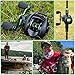 Sougayilang Baitcasting Reel,8.1:1 Gear Ratio Super Smooth Power, 12 + 1 Shielded Ball Bearings Anti-Corrosion Fishing Reel-Right Handed Reel