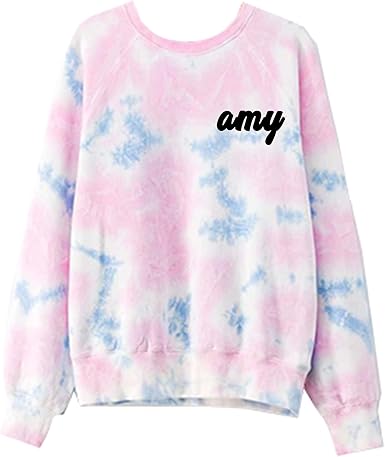 custom tie dye crewneck