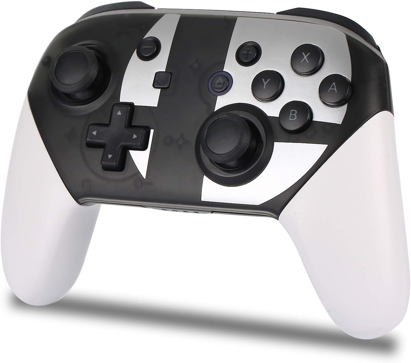 KINOEE Controller Wireless Gamepad PRO Bluetooth Gamepad for Nintendo Switch Console Joystick (Black and White)