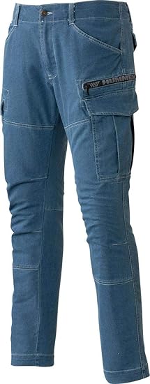 blue denim cargo jeans