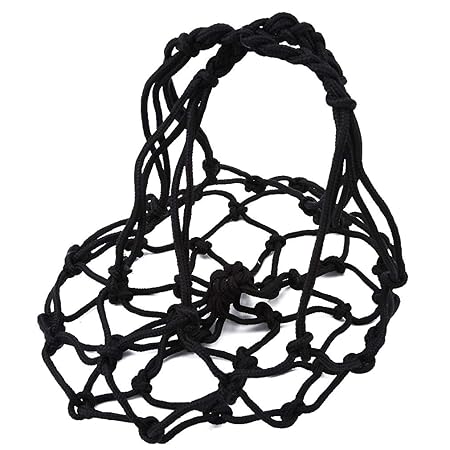 LnLyin Bolsa de Malla para balón de Baloncesto, poliéster, Negro ...