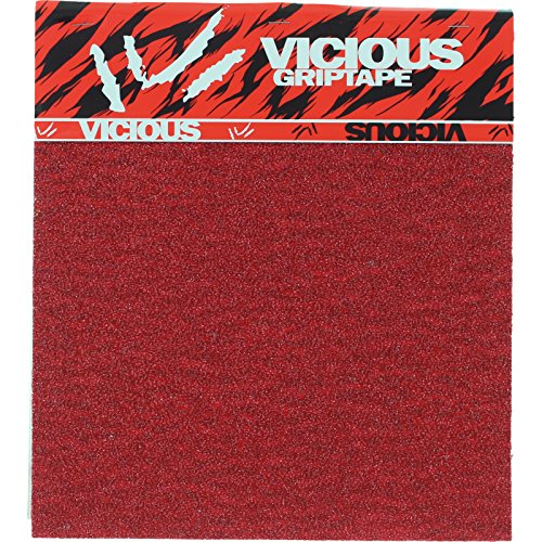 Vicious Squares Red Grip Tape - 4 Squares (10
