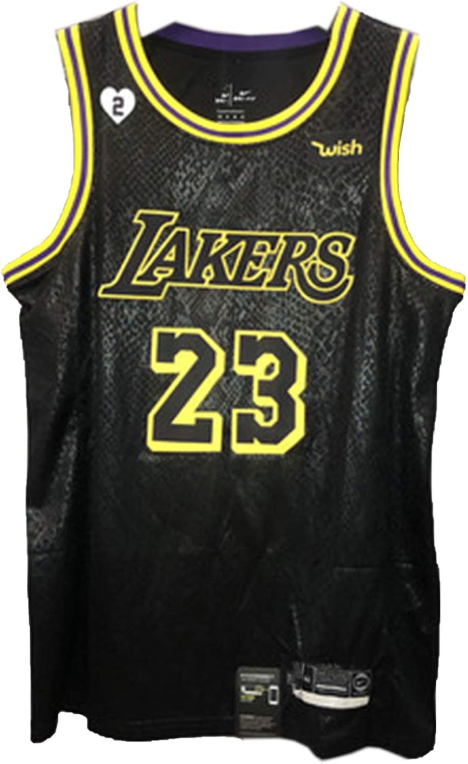 LêBron James Lakers Mamba Uomo Basketball Jersey, 23 Finali Chāmpion