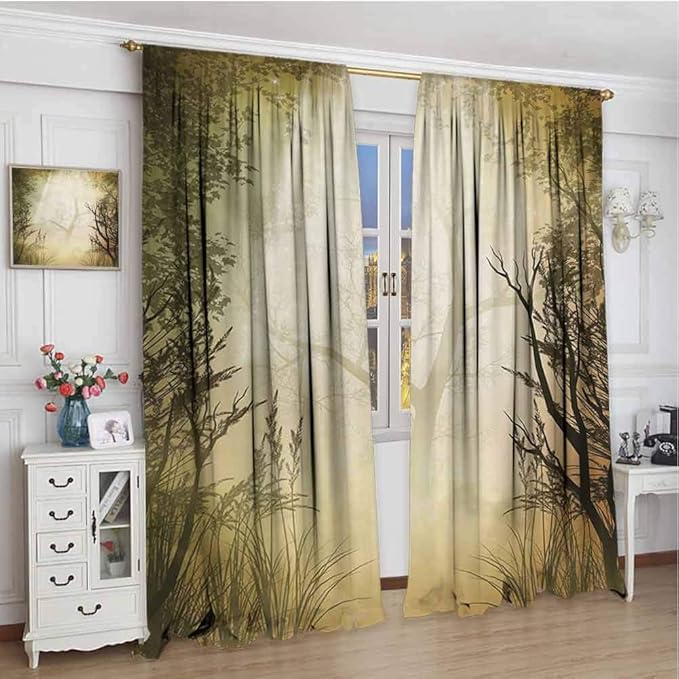 zojihouse Mauve,Decorative Curtains for Living Room,Vintage