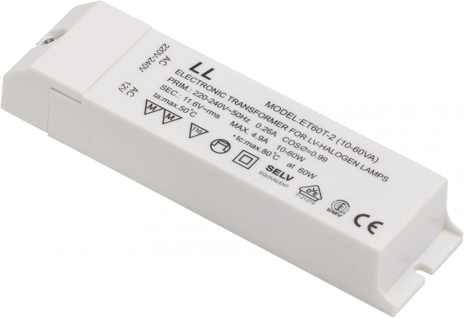 Et190b ekoline трансформатор электронный 10 60w ac220v dc12v как подключить