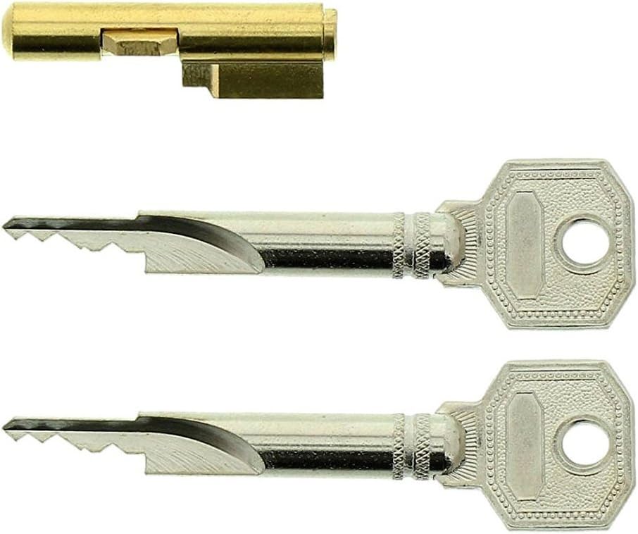 BURG-WÄCHTER Keys for Mortice Locks Door Lock, Cylinder diameter: 7 mm (0.27 Inch) - Includes 2 Keys, 7 x 2, 04281, 1 Piece - Image 5