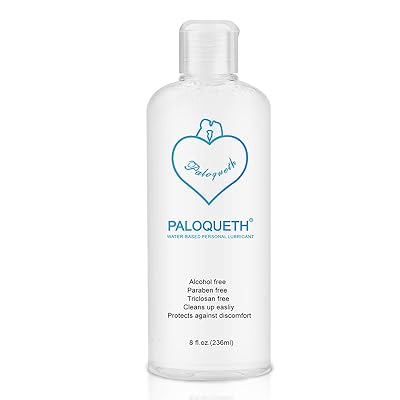 Water Based Lube for Women, PALOQUETH Personal Lubricants for Women, Men and Couples Paraben-Free Non Sticky Long Lasting Natural Feeling Odorless 8 Oz