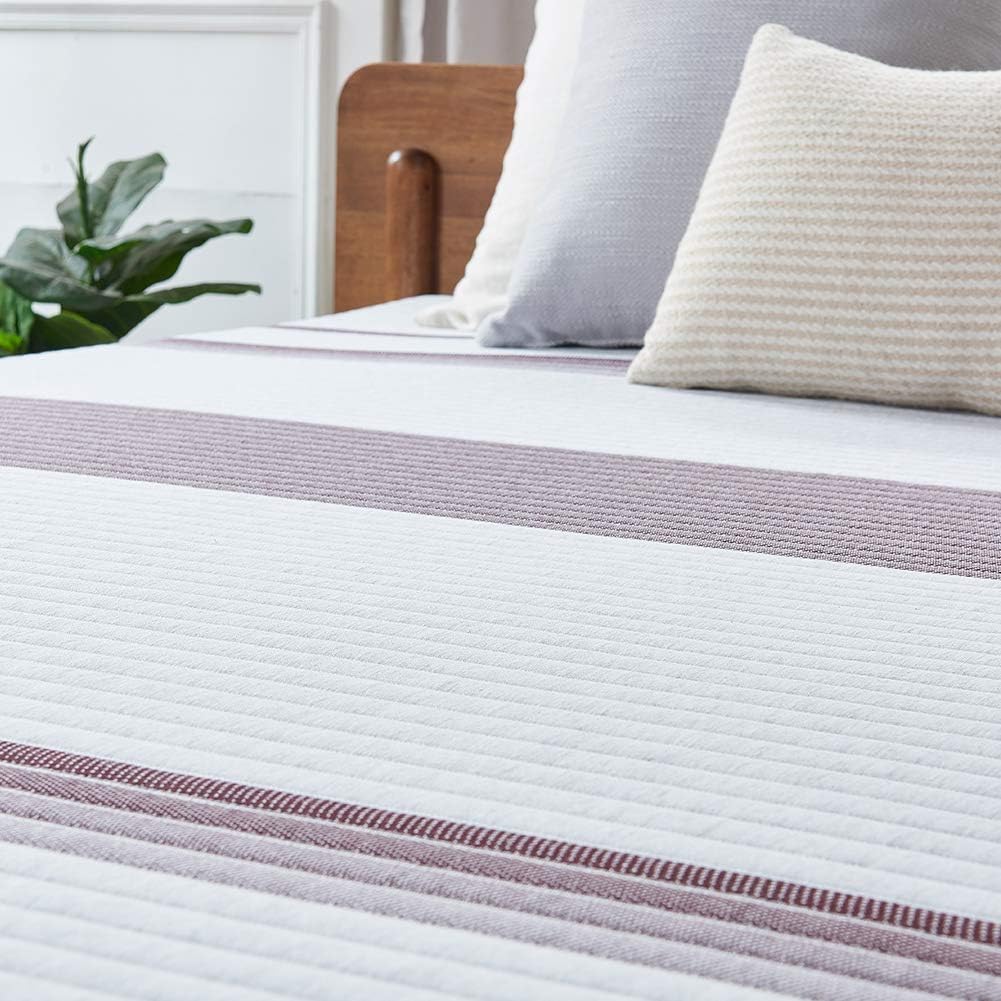 Inofia Mattress Topper 3 Inch Gel Infused Memory Foam Mattress Pad Ventilated Removable Cover with CertiPUR-US Foam (Full): Home & Kitchen