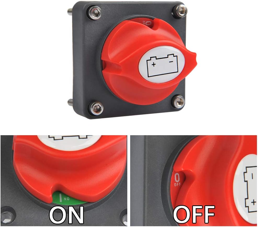 Battery Isolator Kill Switch Battery Disconnect Switch, Master Power