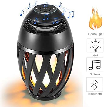 flame light bluetooth speaker