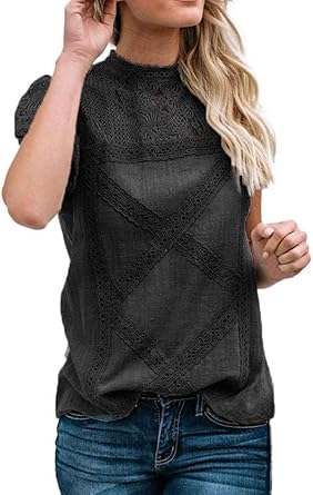 cute black shirts for work