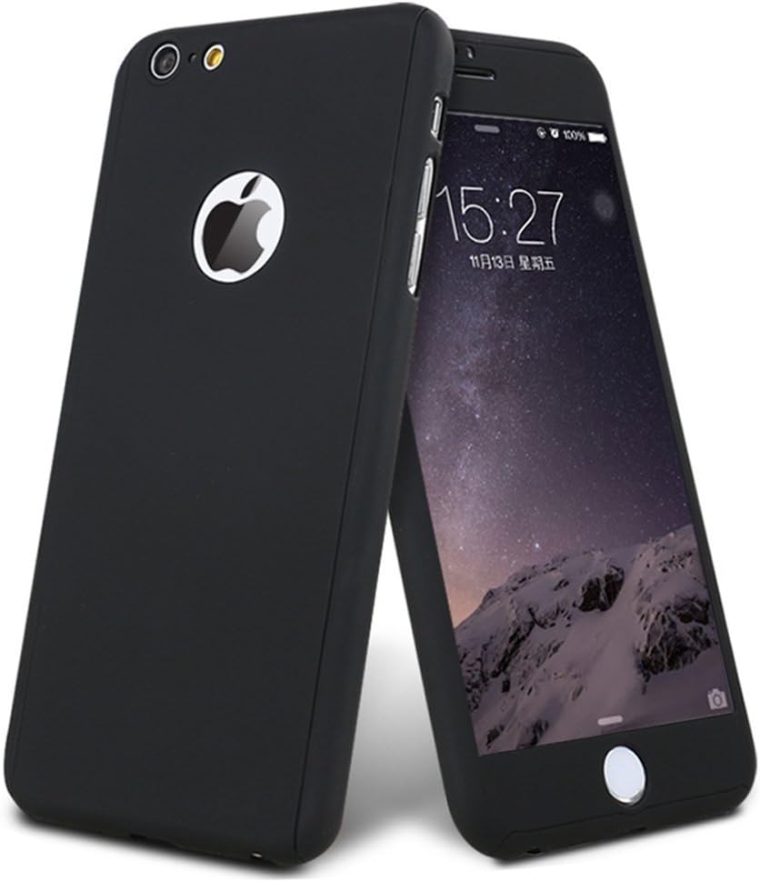 ARD ACCESSORIES 360 Protective Body Case with Tempered Glass Free for Apple iPhone 4 / 4G and 4S - Black