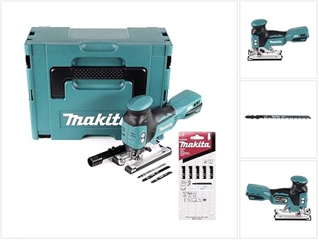 Makita Djv 181 Zj 18 V Li Ion Scie Sauteuse Coffret Makpac Lame De Scie Sauteuse Pour Bois Makita L 2 5 Pieces A 86309 Sans Batterie Sans Chargeur Amazon Fr Bricolage