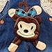 Kidscool Baby Cotton Denim Cute 3D Monkey Decoration Soft to Wear Overalls