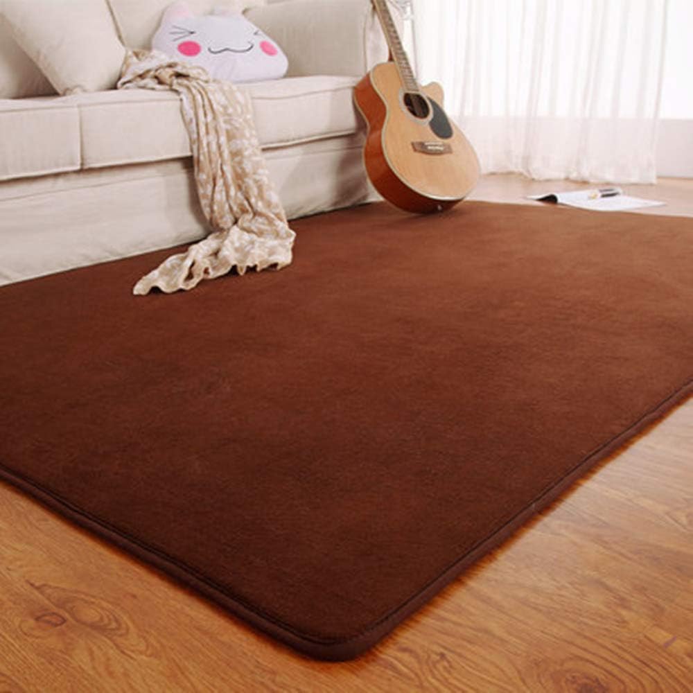 KFEKDT Fashion Memory Foam Solid Mat Area Rug Bedroom Rugs Mats Carpet Doormat for Hallway Living Room Kitchen Floor Outdoor A5 150x200cm