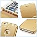 iPhone 6S Cases, GELITE Premium Wallet Case, Ultra Slim Fit Flip Cases with ID Credit Card Slots and Kickstand, Magnetic Closure, Folio Book Cases for iPhone 6 - Champaign Gold