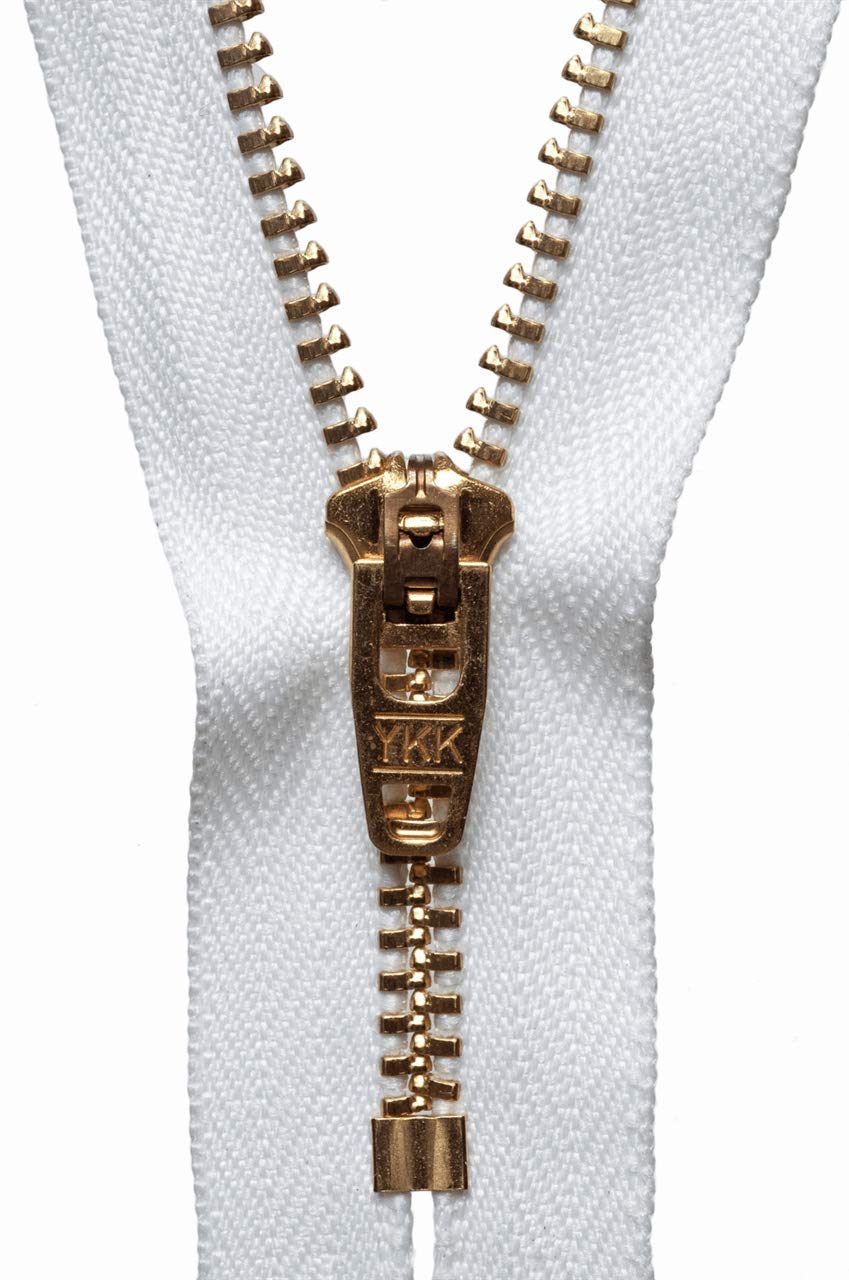 YKK Brass Jeans Zip Semi-Auto Lock Slider Trousers