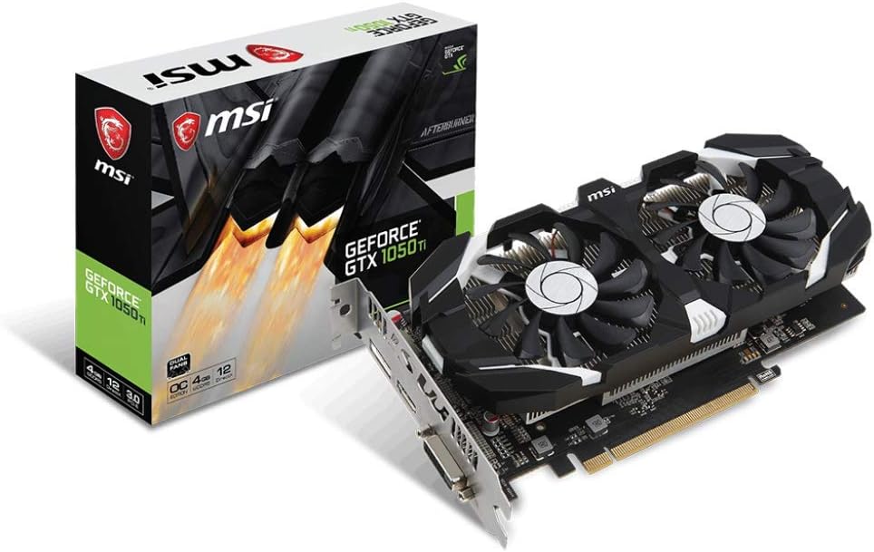 MSI GeForce GTX 1050 Ti 4GT OCV1 4GB Graphics Card