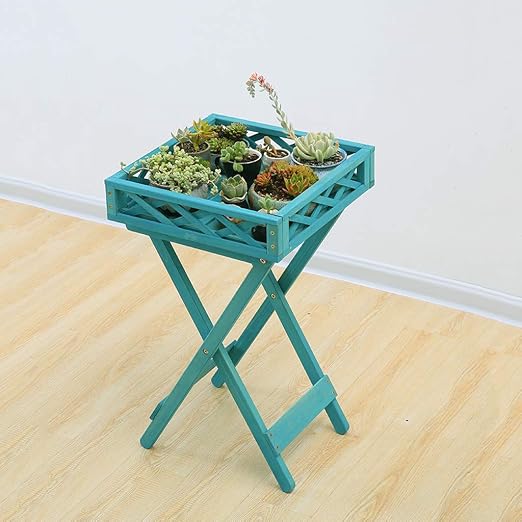 YOUdaoA Soporte de Flor de Madera Maciza Soporte de Piso Balcón ...