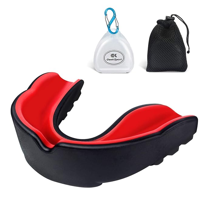 GeekSport Football Mouth Guard Sports, AntiMicrobial Mouthguard for
