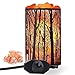 Natural Himalayan Salt Lamp,Air Purifying Pink Salt Rock Lamp Night Light in Forest Design Metal Basket with Dimmer Switch (4.1 x 6.5 4.4-5lbs),25Watt Bulbs & ETL Cord (Pink)