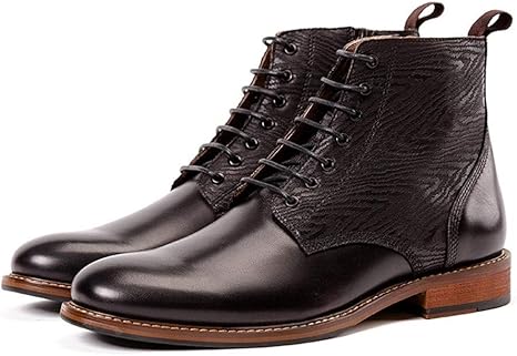 Amazon Co Jp ブーツ メンズブーツハンドメイドサマーレザーイングランドメンズシューズ Yingkou Color Black Size 270 ホーム キッチン
