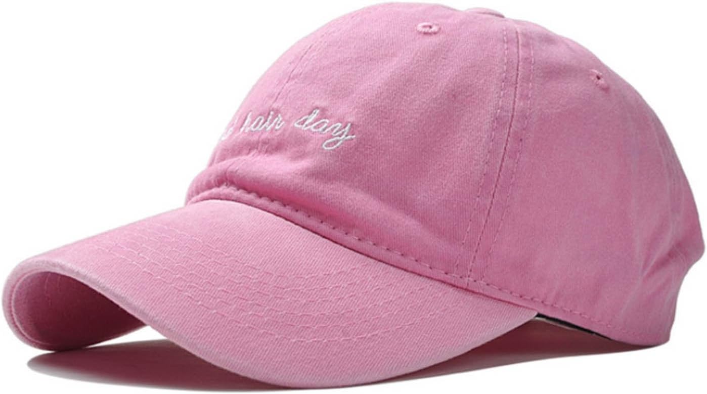 Bad Hair Day Dad Baseball Cap Embroidery Distressed Adjustable Vintage Hat