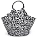 worthtrust FBA_FS0019c Freddie and Sebbie, Non Toxic Reusable Insulated Large Black Neoprene Bags for Women, Lunch Boxes for Adults, Kids, Girls &, 10