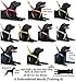 Deaf Dog White Color Coded 2 4 6 Foot Padded Dog Leash (No/Limited Hearing) Prevents Accidents by Warning Others of Your Dog in Advance (6 Foot Leash)