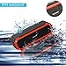 PECHAM C26 Waterproof Bluetooth Speakers Dual 5W Drivers Speaker 10 Hour Playtime, Outdoor Portable Speakers with Flashlight, Universal Compatibility for Android, iPhone and More, Orange