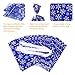 NICEXMAS 30Pcs Snowflake Cellophane Goody Bags with Ribbon Ties Christmas Party Favor Holiday Gift Treat Bags
