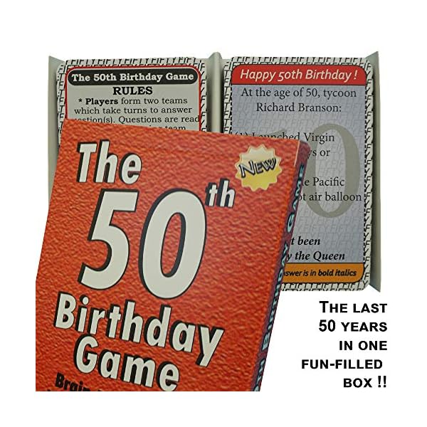 50th-Birthday-The-Game-amusing-gift-idea-or-fun-party-ice-breaker-especially-for-people-turning-fifty 50th Birthday The Game - amusing gift idea or fun party ice breaker, especially for people turning fifty.