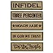 LepoHome Bundle 5 pcs Tactical Military Morale Velcro Patch Set