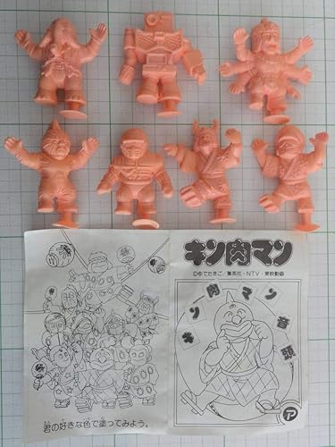 Amazon キン肉マン音頭 7個セット キン肉マン 丸越 消しゴム キン消し 吸盤 王位争奪戦 マンモスマン ミスターvtr アシュラマン バイクマン 肌色 303 おもちゃ ホビー