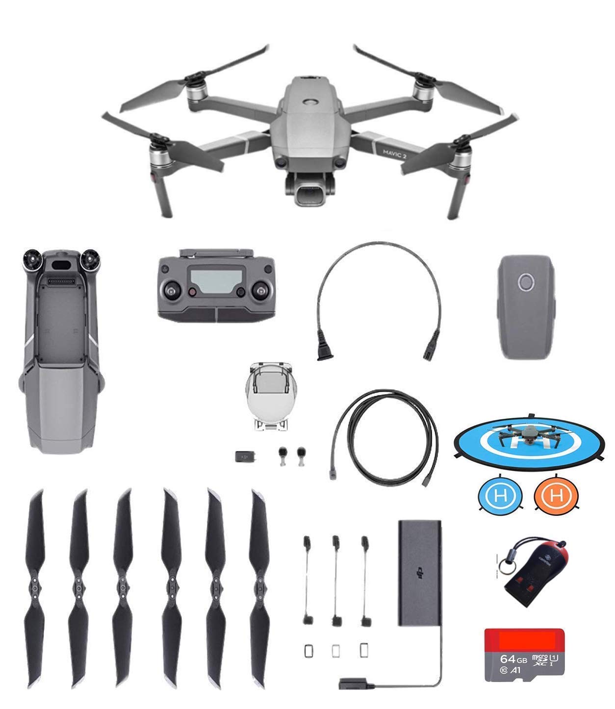 Amazon Com Dji Mavic 2 Pro Drone Quadcopter With Hasselblad