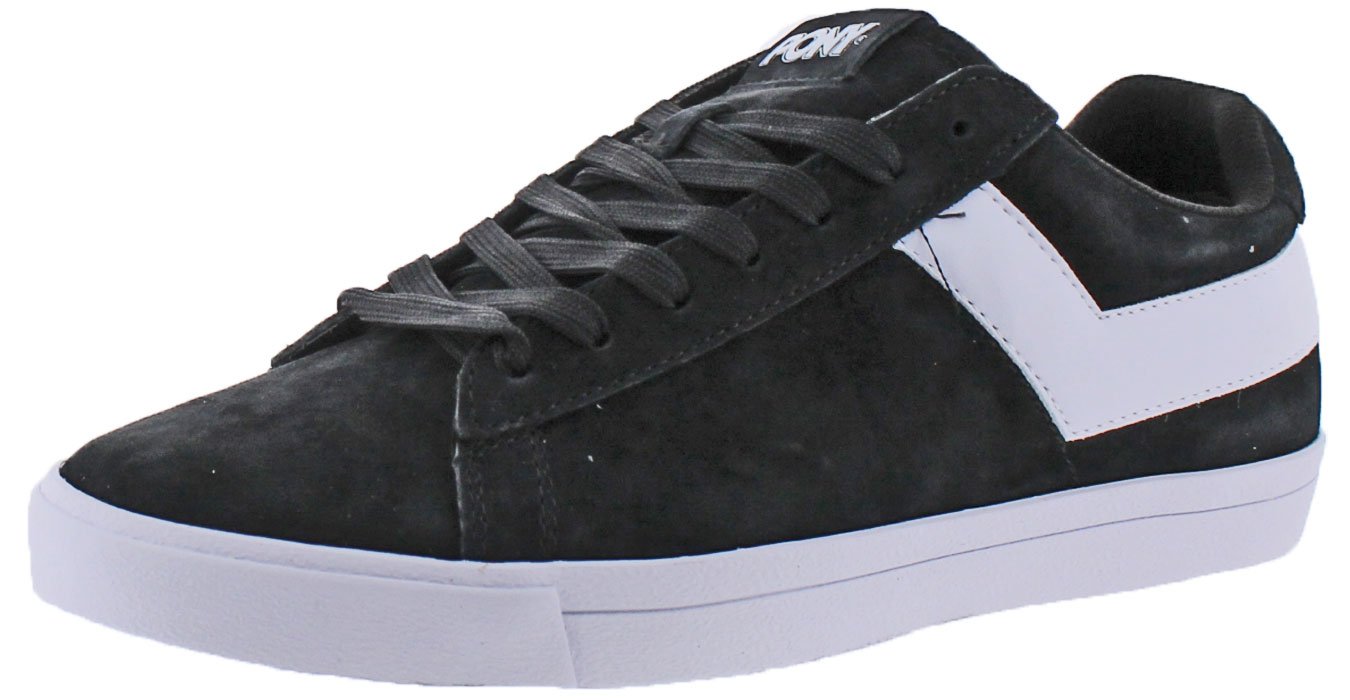 pony black and white shoes