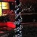 [Upgraded]Multi-Color 65Ft Long 200 LED Outdoor String Lights Solar Powered Waterproof Starry Fairy Lighting Christmas Decoration Flashing Light for Patio Gardens Wedding Party Holiday Landscape