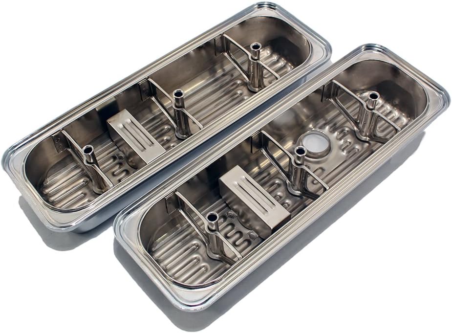 Chevy GMC 4.3L V6 262 chrome center bolt valve covers C1500 S-10 S-15 1985-93