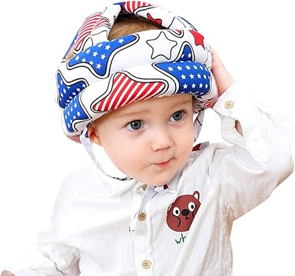 Amazon ベビー 赤ちゃん 転倒防止 ヘルメット 帽子 キャップ 幼児 室内 頭部保護 綿100 ふわふわ 柔らかい 軽量 ヘッドガード 衝撃吸収 怪我防止 歩行勉強 女の子 男の子 出産祝い プレゼント 人気 ベビーグッズ 洗える 0 1歳 室内用ヘルメット ベビー マタニティ 通販