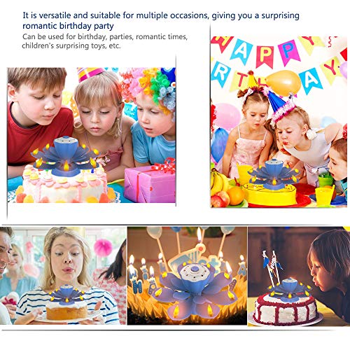 5 Flameless+Flickering+Adjustable+Rotatable+Decoration