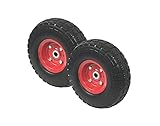 2 New10" Flat Free Tires Wheels with 5/8" Center