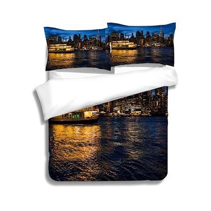  Duvet Cover Set View Of Outside Outdoors In Nyc