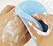 6PCS Oval Shape Soft Powder Puff Make Up Cosmetic Facial Cleansing Exfoliating Sponge Puff Natural Seaweed Cleansing Puff for Makeup Removal(Color Random)