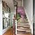 Amaonm 13pcs 7"h x39"w Creative Decorative 3D Cherry Flowers Road Self-adhesive Stair Riser Decal - Stair Stickers Decals Wallpaper for Walls Kitchen Bathroom Stair Decals Home Decorations (FS061)