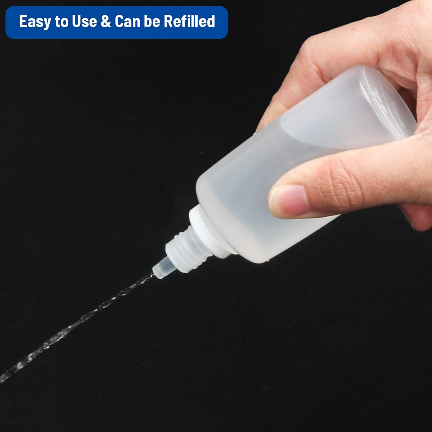 TOOL GADGET Plastic Dropping Bottles Vial of Liquid Eye Liquid Dropper, 60ml, 12 pack: Home Improvement