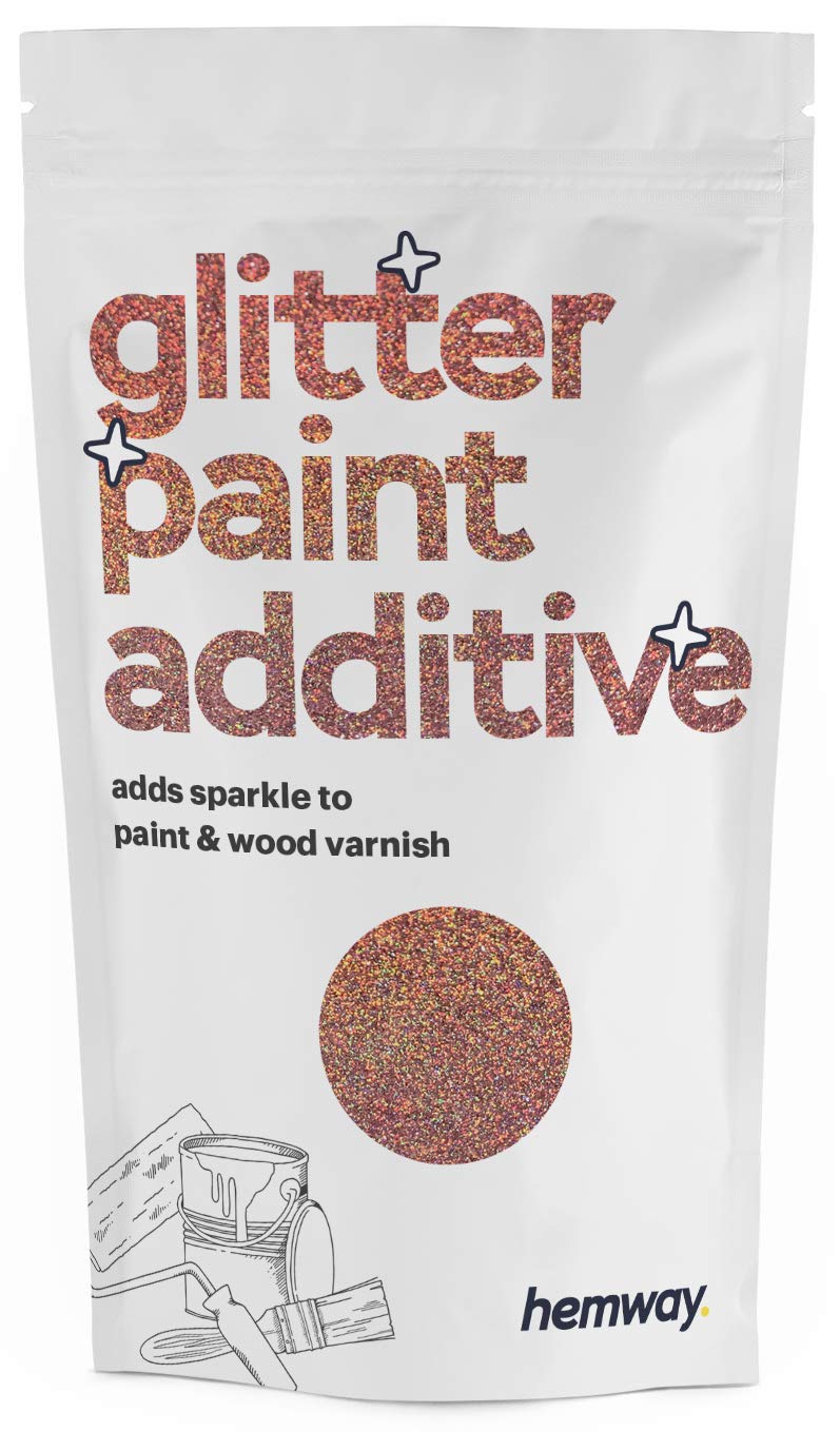 Hemway Glitter Paint Additive 110g / 3.5oz Acrylic Latex Emulsion
