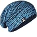 FORBUSITE Knit Slouchy Beanie Hat Skull Cap for Mens Winter Summer (Mix Blue)